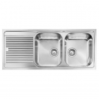 Кухонна мийка CM SPA Zenith Filotop 10247 чаша справа, нержавіюча сталь 1160x500x210 мм
