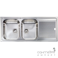 Кухонная мойка CM SPA Zenith Plus 112X7 чаша слева, нержавеющая сталь