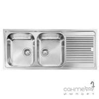 Кухонная мойка CM SPA Zenith Filotop 10247 чаша слева, нержавеющая сталь