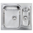 Кухонна мийка на півтори чаші CM SPA Matico 11642 нержавіюча сталь мікродекор scratch-resistant, ліва