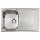 Кухонна мийка з сушкою CM SPA Pizzica 11391 нержавіюча сталь мікродекор scratch-resistant, ліва