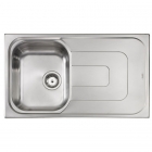 Кухонна мийка з сушкою CM SPA Pizzica 11343 нержавіюча сталь сатин, ліва