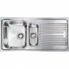 Кухонная мойка CM SPA Atlantic 105X5 нержавеющая сталь, чаша слева