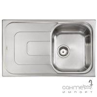 Кухонна мийка з сушкою CM SPA Pizzica 11391 нержавіюча сталь мікродекор scratch-resistant, права