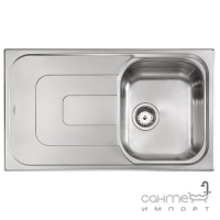Кухонна мийка з сушкою CM SPA Pizzica 11343 нержавіюча сталь сатин, права