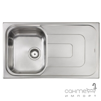 Кухонна мийка з сушкою CM SPA Pizzica 11393 нержавіюча сталь мікродекор scratch-resistant, ліва