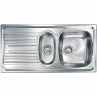 Кухонна мийка CM SPA Atlantic 103X5 нержавіюча сталь, чаша праворуч