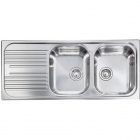 Кухонная мойка CM SPA Atlantic 105X7 нержавеющая сталь, чаша справа