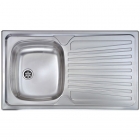 Кухонна мийка з сушкою CM SPA Mondial 115Х3 нержавіюча сталь, ліва