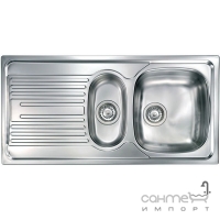 Кухонная мойка CM SPA Atlantic 103X5 нержавеющая сталь, чаша справа