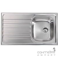 Кухонна мийка CM SPA Nihal 108X1 нержавіюча сталь, чаша праворуч