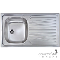 Кухонна мийка з сушкою CM SPA Mondial 115Х3 нержавіюча сталь, ліва