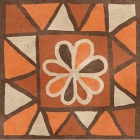 Плитка универсальная, декор 18,6x18,6 Golden Tile Africa Mix №4 (матовая), арт. Н1Б140