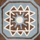 Плитка универсальная, декор 18,6x18,6 Golden Tile Africa Mix №9 (матовая), арт. Н1Б190