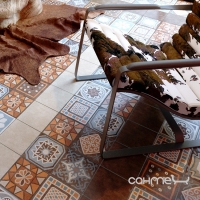 Плитка универсальная, декор 18,6x18,6 Golden Tile Africa Mix №5 (матовая), арт. Н1Б150