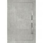 Душовий піддон із керамограніту Aquanit із сифоном Slope Nova 80х120 Beton Grey сірий бетон