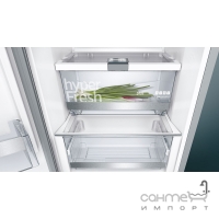 Отдельностоящий однокамерный холодильник Siemens KS36VBI3P нержавеющая сталь