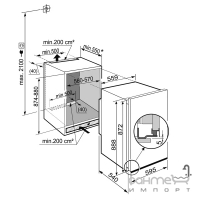 Вбудований холодильник Liebherr EK 1624 Comfort (A++)