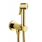 Гигиенический душ с прогрессивным смесителем Bossini Paloma Flat E37011B00021015 золото