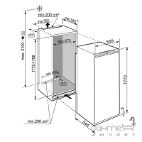 Встраиваемый холодильник Liebherr IKBP 3524 Comfort (A+++)