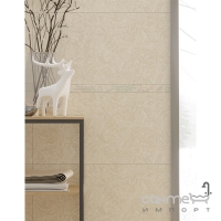 Плитка для підлоги 40х40 Golden Tile Swedish Wallpapers Темно-бежевий 73H830