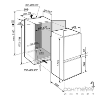 Встраиваемый холодильник-морозильник Liebherr ICBS 3324 Comfort (A++)