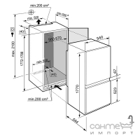 Встраиваемый холодильник-морозильник Liebherr ICS 3234 Comfort (A++)