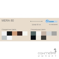 Керамічна кухонна мийка SystemCeram Mera 80 стандартні кольори