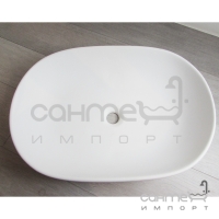 Раковина керамическая на столешницу Vito VT-0050 белый мат