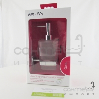 Дозатор для жидкого мыла AM.PM Gem A9036900 хром/стекло