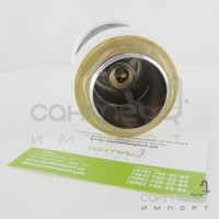 Донный клапан без перелива с керамической накладкой Vito VT-C0043 белый