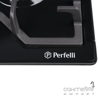 Варочная поверхность газовая Perfelli Grana HGM 61022 BL черное стекло