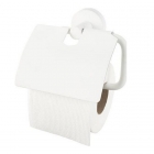 Держатель для туалетной бумаги с крышкой Haceka Kosmos White 402813 белый