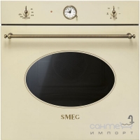 Комплект Smeg Coloniale варочная поверхность P875PO кремовая + духовой шкаф Smeg Coloniale SF800PO кремовый