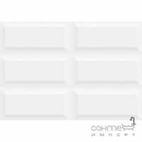 Настінна плитка для кухні 25х40 Elfos Ceramica VOGUE BLANCO (біла)