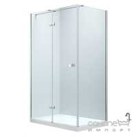 Прямокутна душова кабіна Volle Libra 10-22-908Lglass хром, скло прозоре, лівостороння