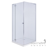 Квадратна душова кабіна Volle Benita 10-22-905L glass профіль хром, скло прозоре
