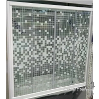 Шторка для ванни Triton Мозаїка 170 профіль білий, скло мозаїка