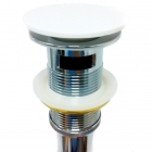 Донный клапан с переливом для раковин Volle Solid Surface 90-00-060 белый