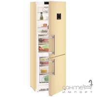 Двухкамерный холодильник с нижней морозилкой Liebherr CBNPbe 5758 Premium (A+++) бежевый