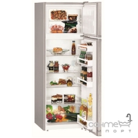 Двухкамерный холодильник с верхней морозилкой Liebherr CTel 2931 Comfort (А++) нерж. сталь