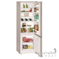 Двокамерний холодильник із нижньою морозилкою Liebherr CUel 2831 Comfort (A++) нерж. сталь