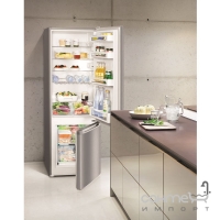 Двухкамерный холодильник с нижней морозилкой Liebherr CUel 2831 Comfort (A++) нерж. сталь