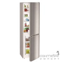 Двухкамерный холодильник с нижней морозилкой Liebherr CUef 3331 Comfort (A++) нерж. сталь SmartSteel