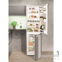 Двокамерний холодильник із нижньою морозилкою Liebherr CUef 3331 Comfort (A++) нерж. сталь SmartSteel