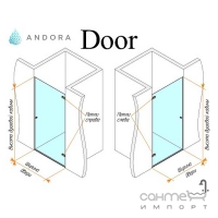 Душевая дверь в нишу Andora Door