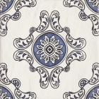 Плитка универсальная, декор 19,8x19,8 Paradyz Sevilla Azul Glazed Porcelain Structure Decor B (структурная)