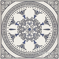 Плитка универсальная, декор 19,8x19,8 Paradyz Sevilla Azul Glazed Porcelain Structure Decor D (структурная)