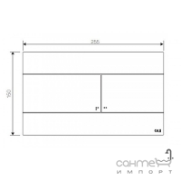 Инсталляция для подвесного унитаза Oliveira OLI80 600171 + клавиша Slim 659041 белая, механическая