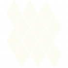 Настінна плитка, мозаїка 20,6x23,7 Paradyz Universal Pressed Mosaic Rhombus Pillow Bianco